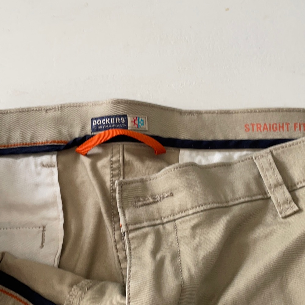 Dockers straight fit tan jeans